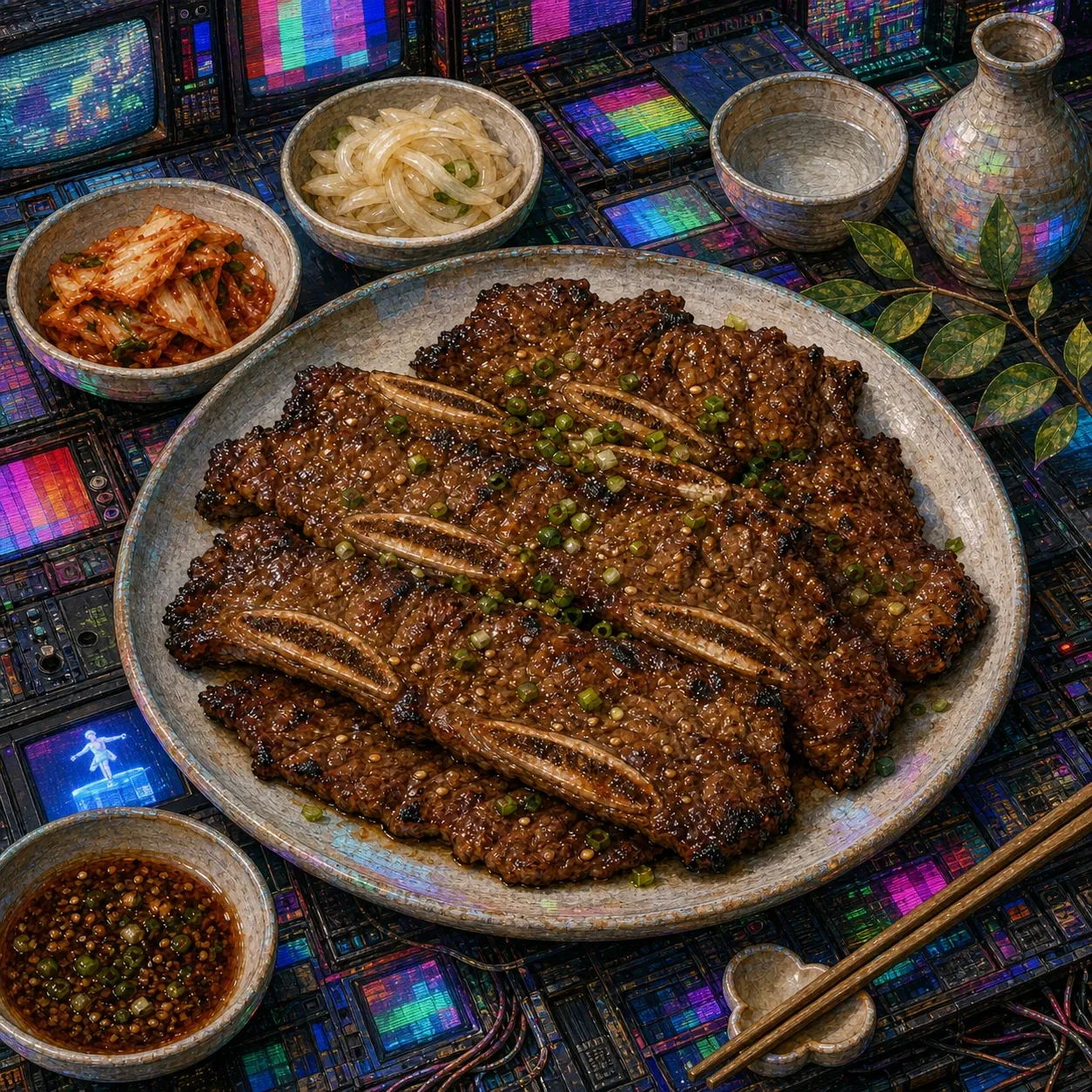 LA Galbi-Gui (Korean Grilled Beef Short Ribs)
