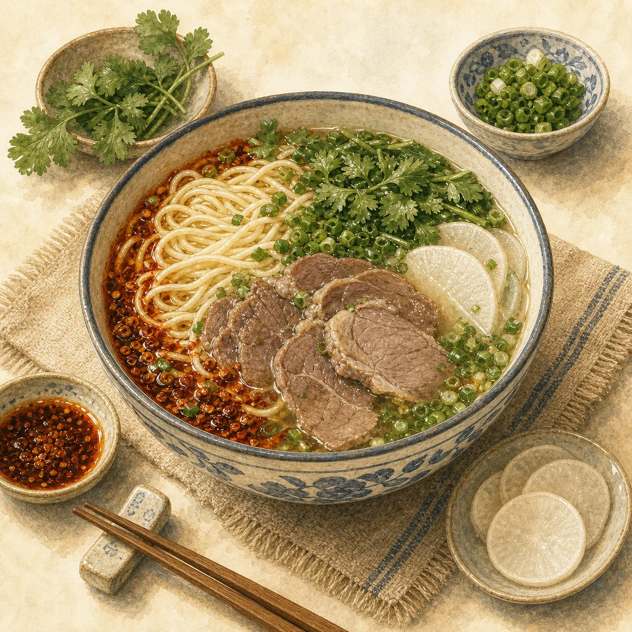 Lanzhou Beef Noodle Soup