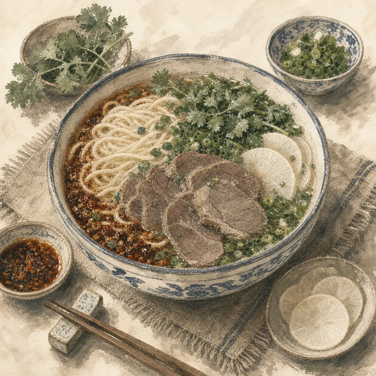 Lanzhou Beef Noodle Soup