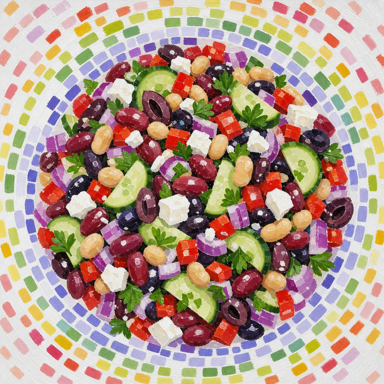Lemon-Herb Dense Bean Salad