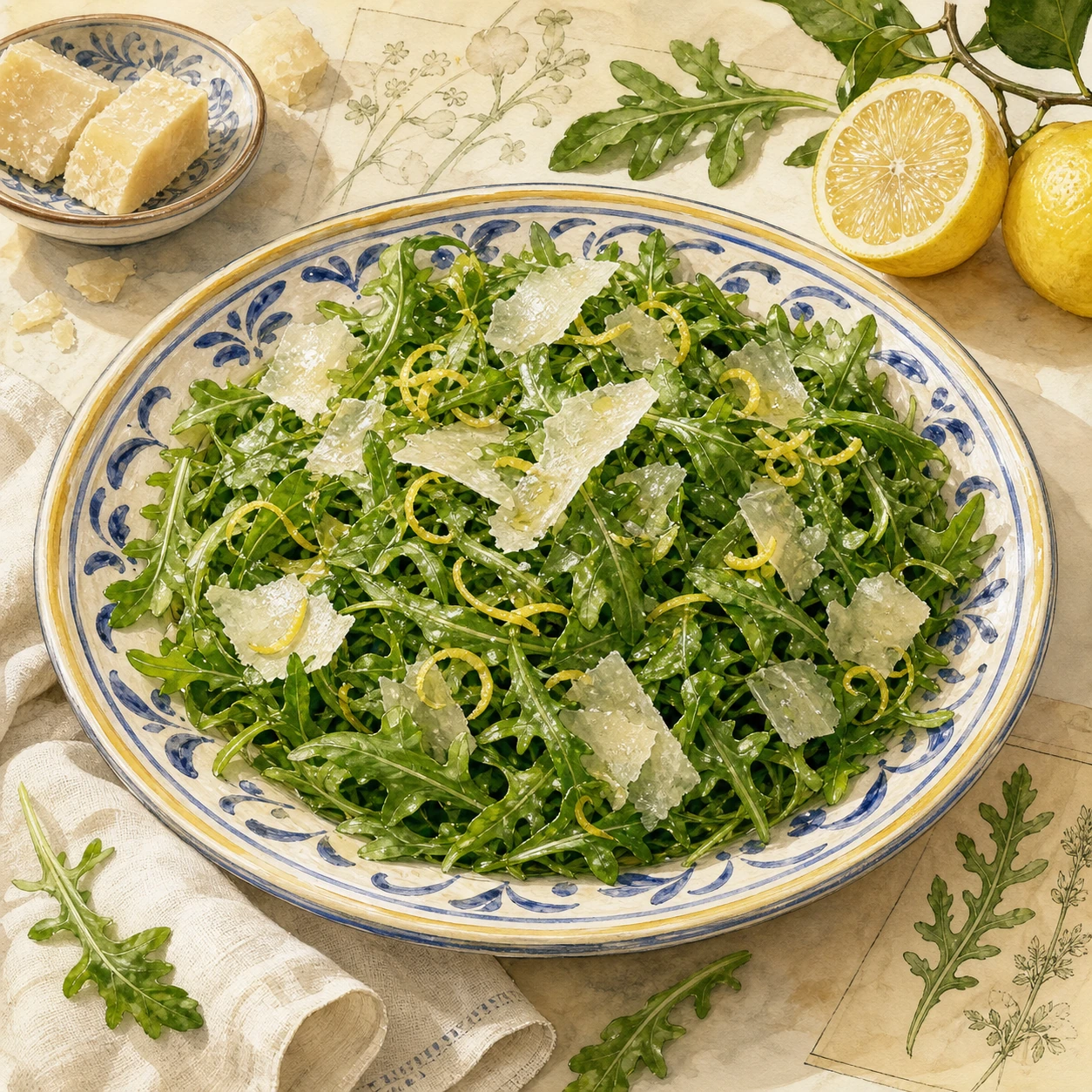 Lemon-Parmesan Arugula Salad