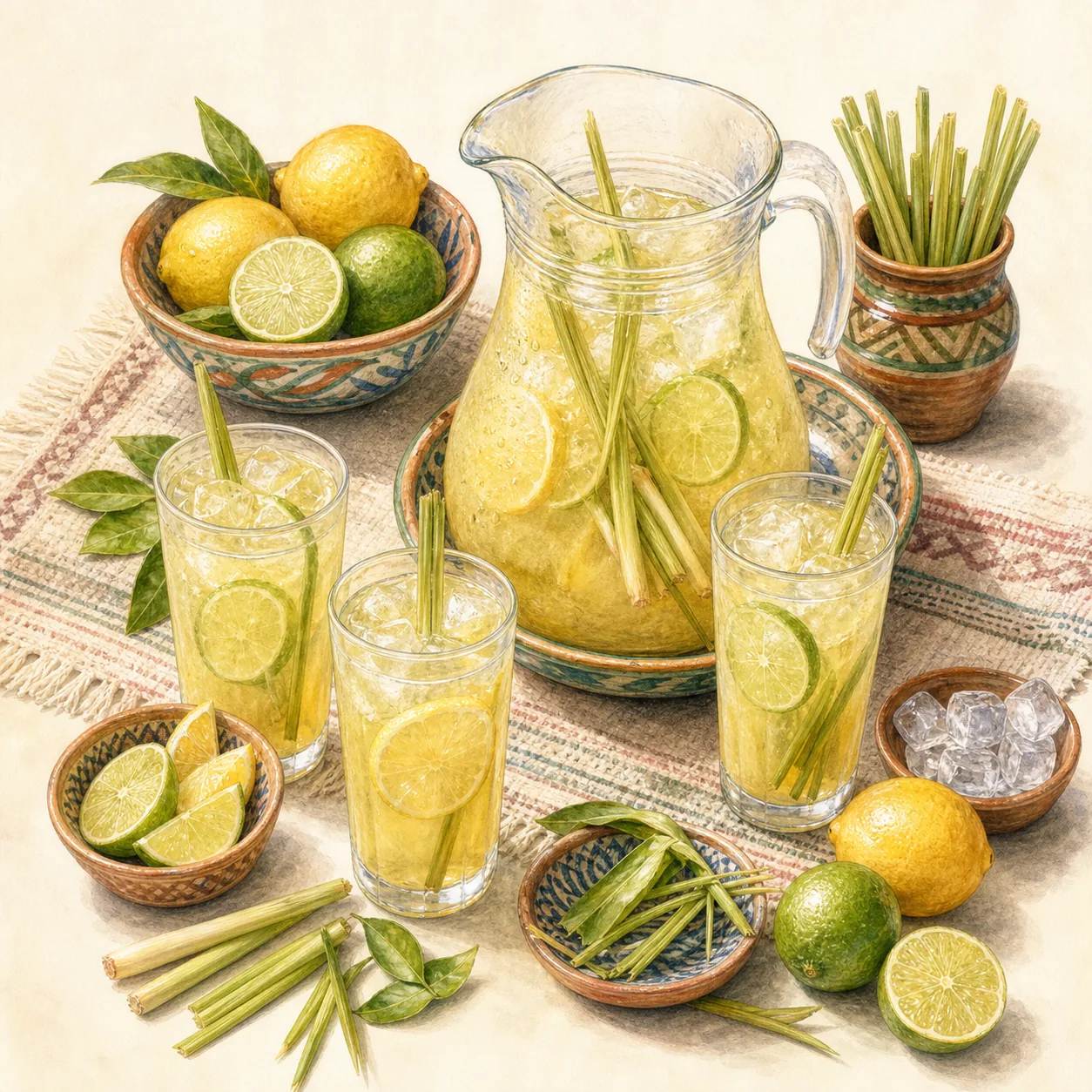Limonada Peruana con Hierba Luisa