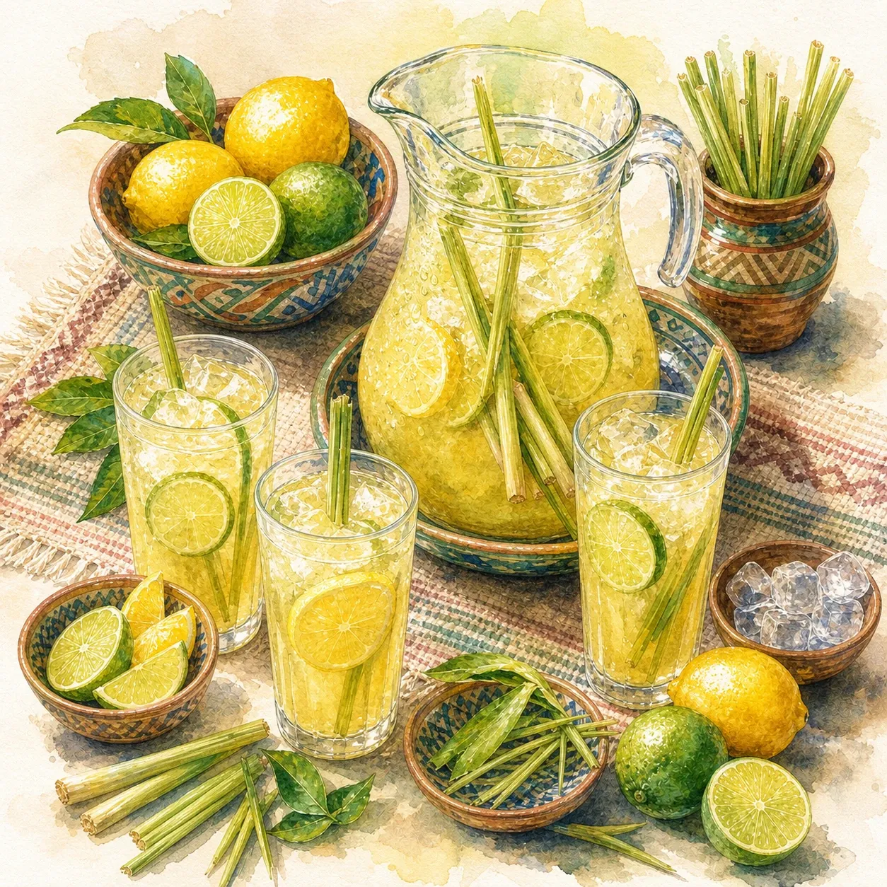 Limonada Peruana con Hierba Luisa