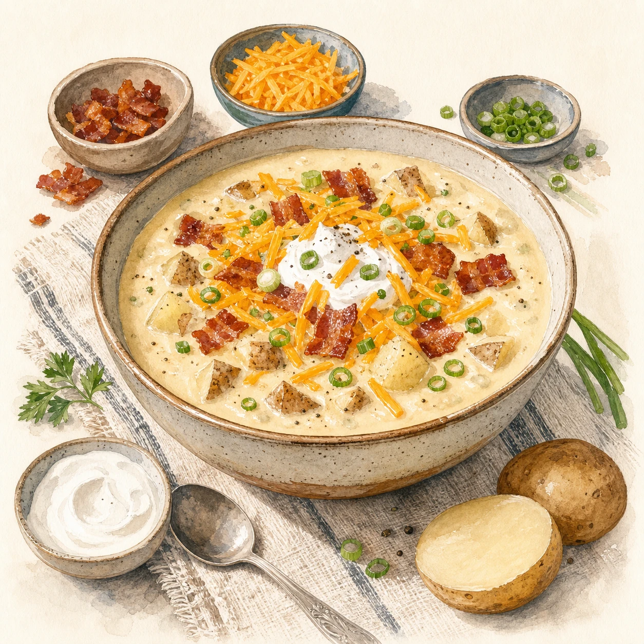 Loaded Baked Potato Soup