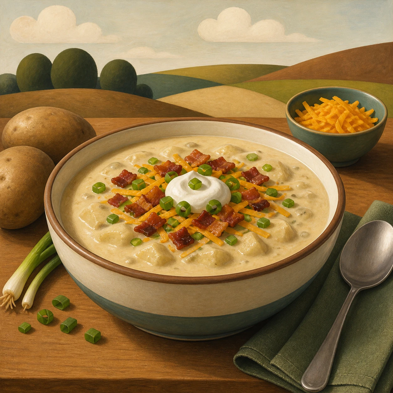 Loaded Baked Potato Soup