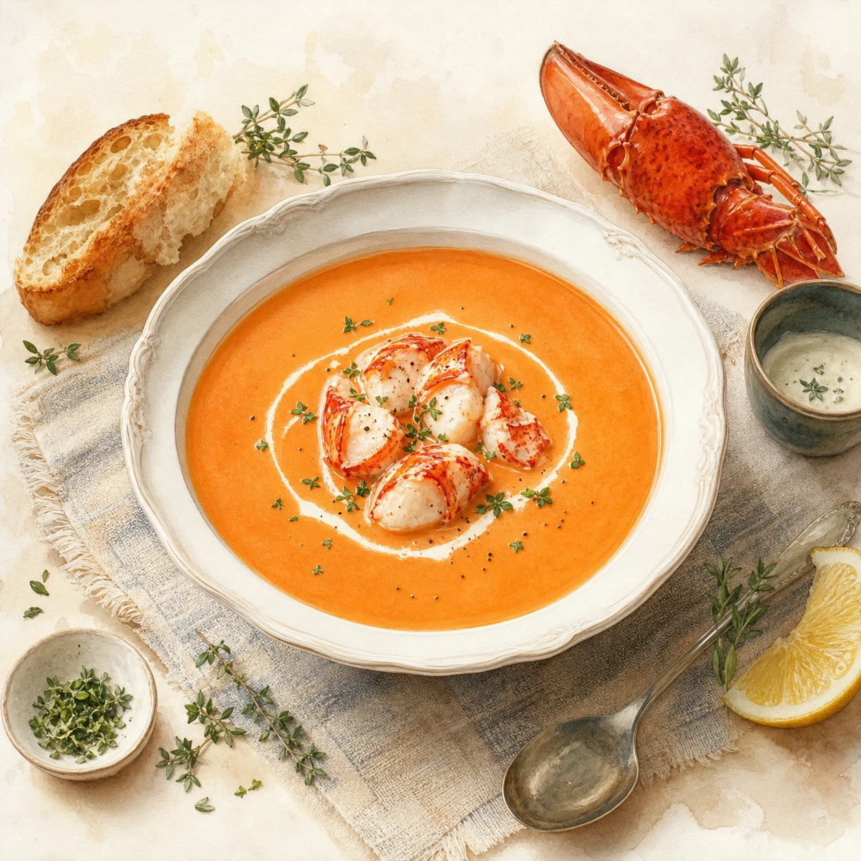 Classic Lobster Bisque