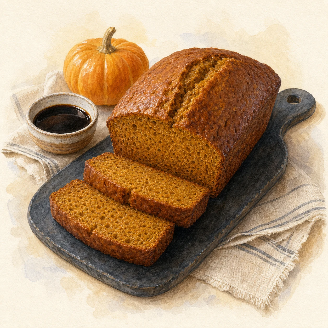 Molasses Pumpkin Bread