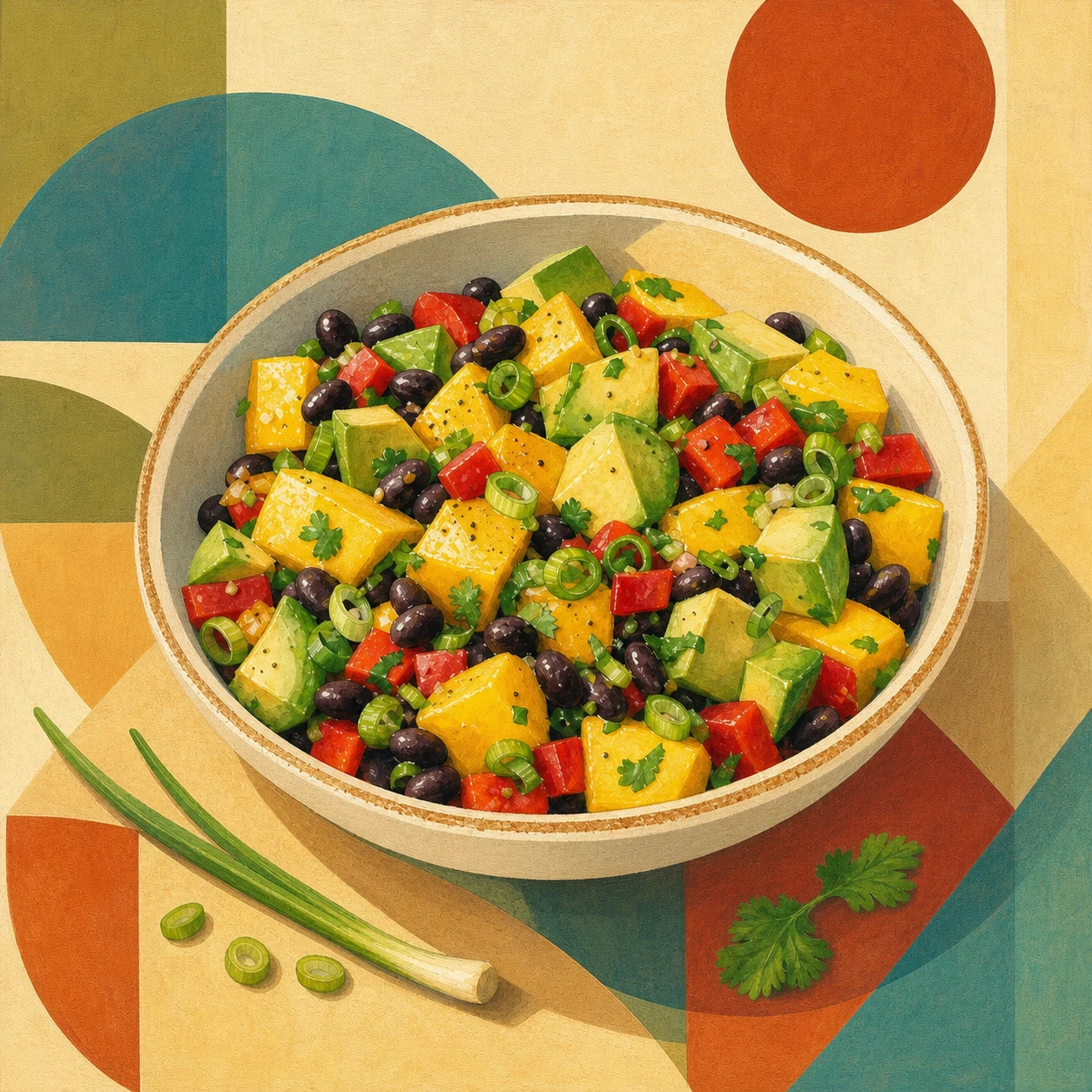 Mango, Avocado & Black Bean Salad