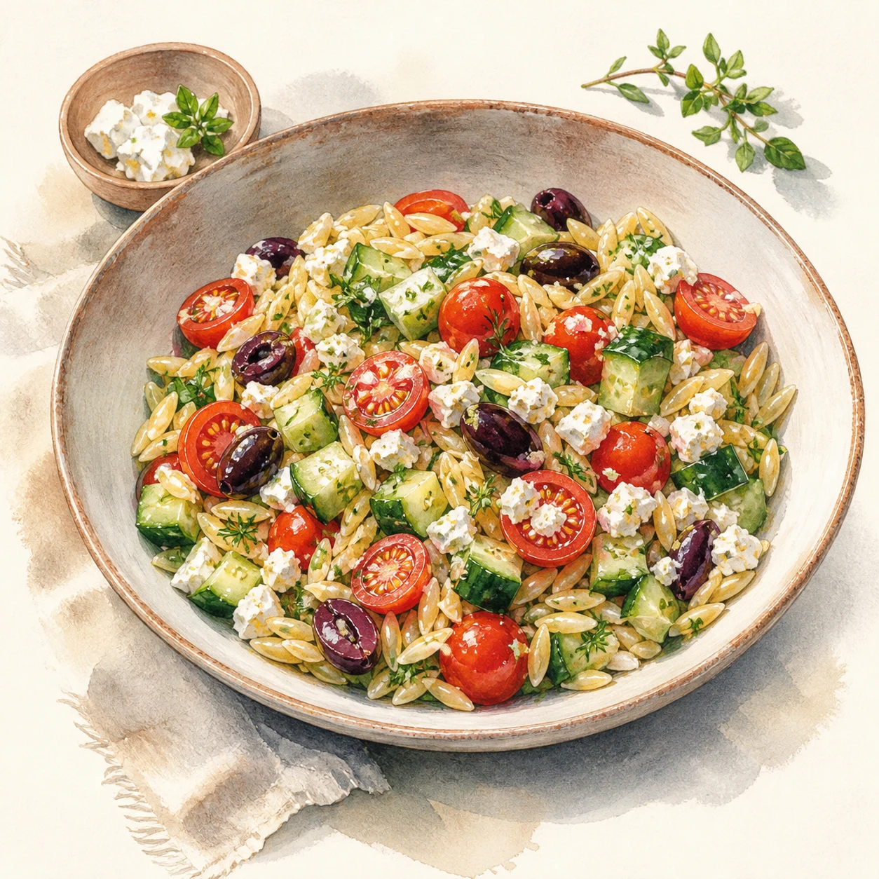 Mediterranean Orzo Salad