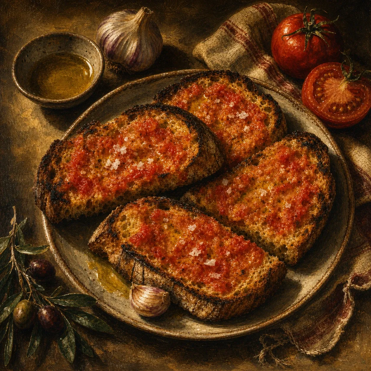 Pan con Tomate