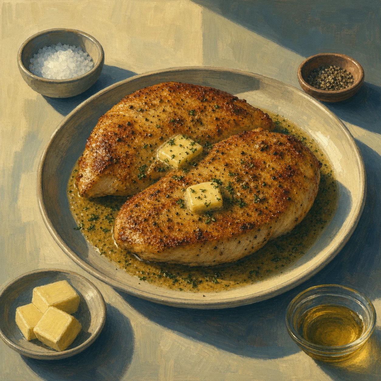 Pan-Seared Chicken Breasts