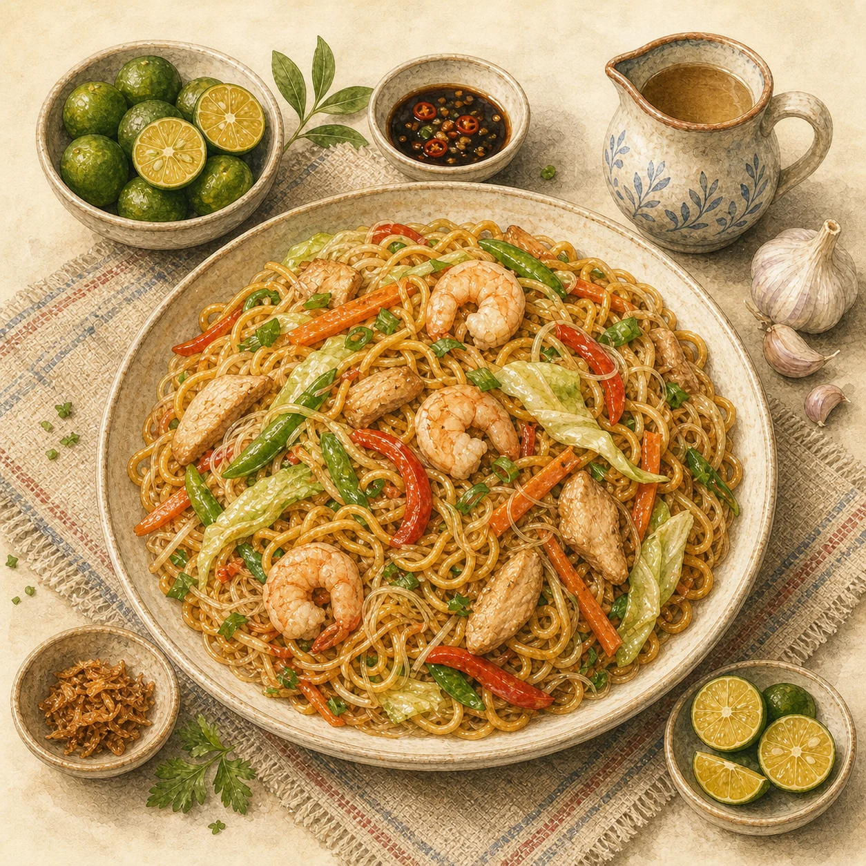 Pancit Canton-Bihon