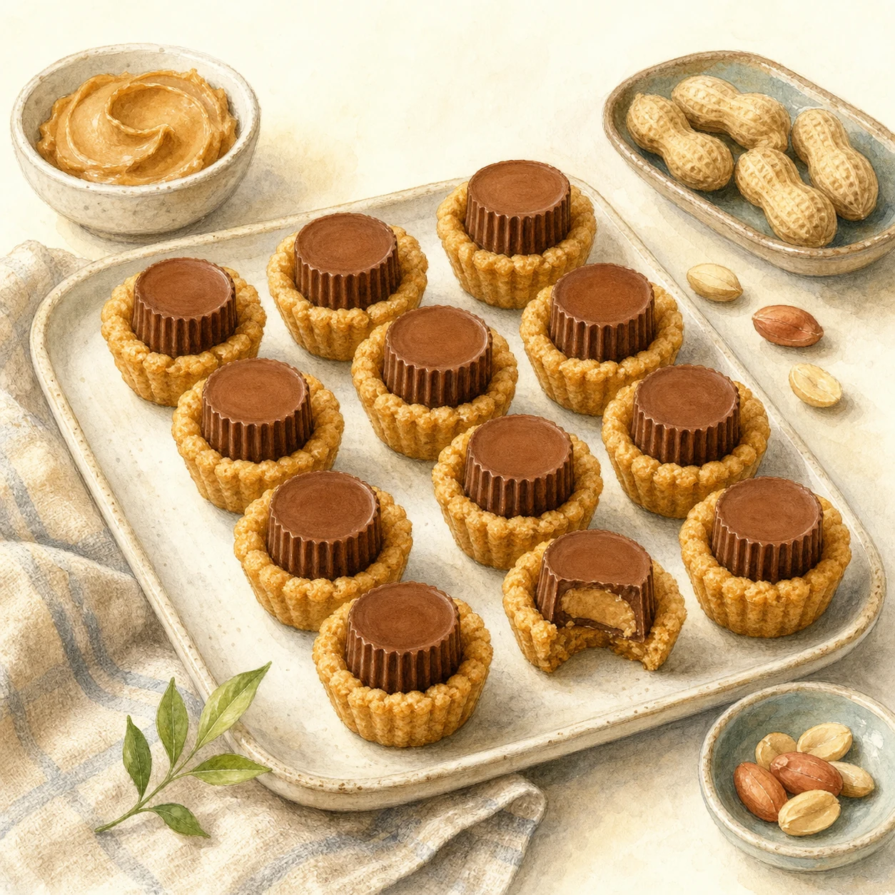 Peanut Butter Cup Cookie Bites
