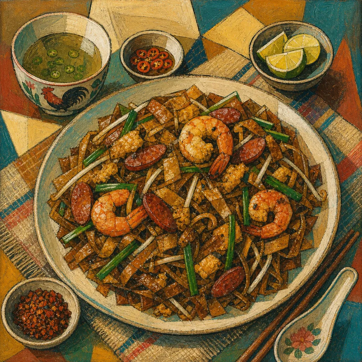 Char Kway Teow estilo Penang