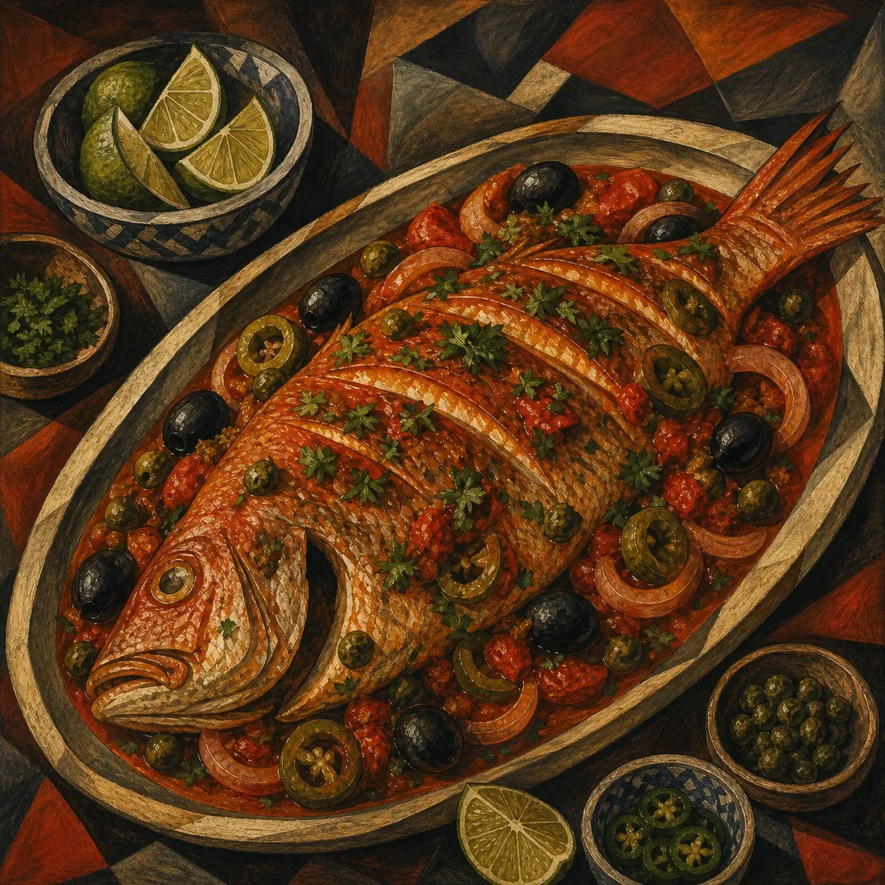 Pescado a la veracruzana