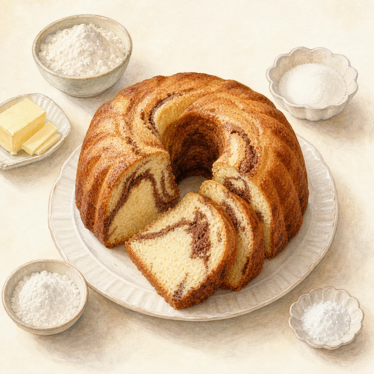 Philly Fluff Cake