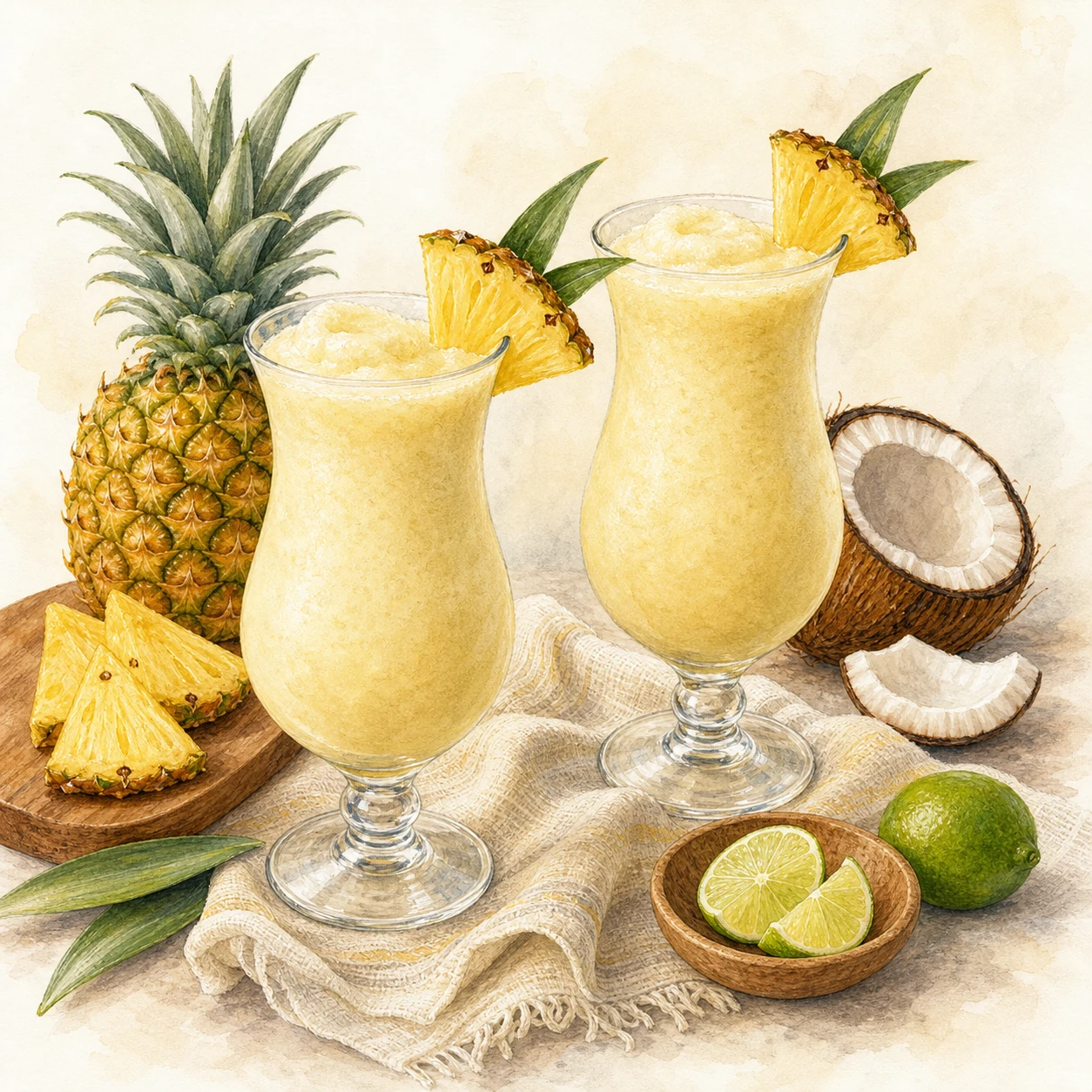 Piña Colada Mocktail
