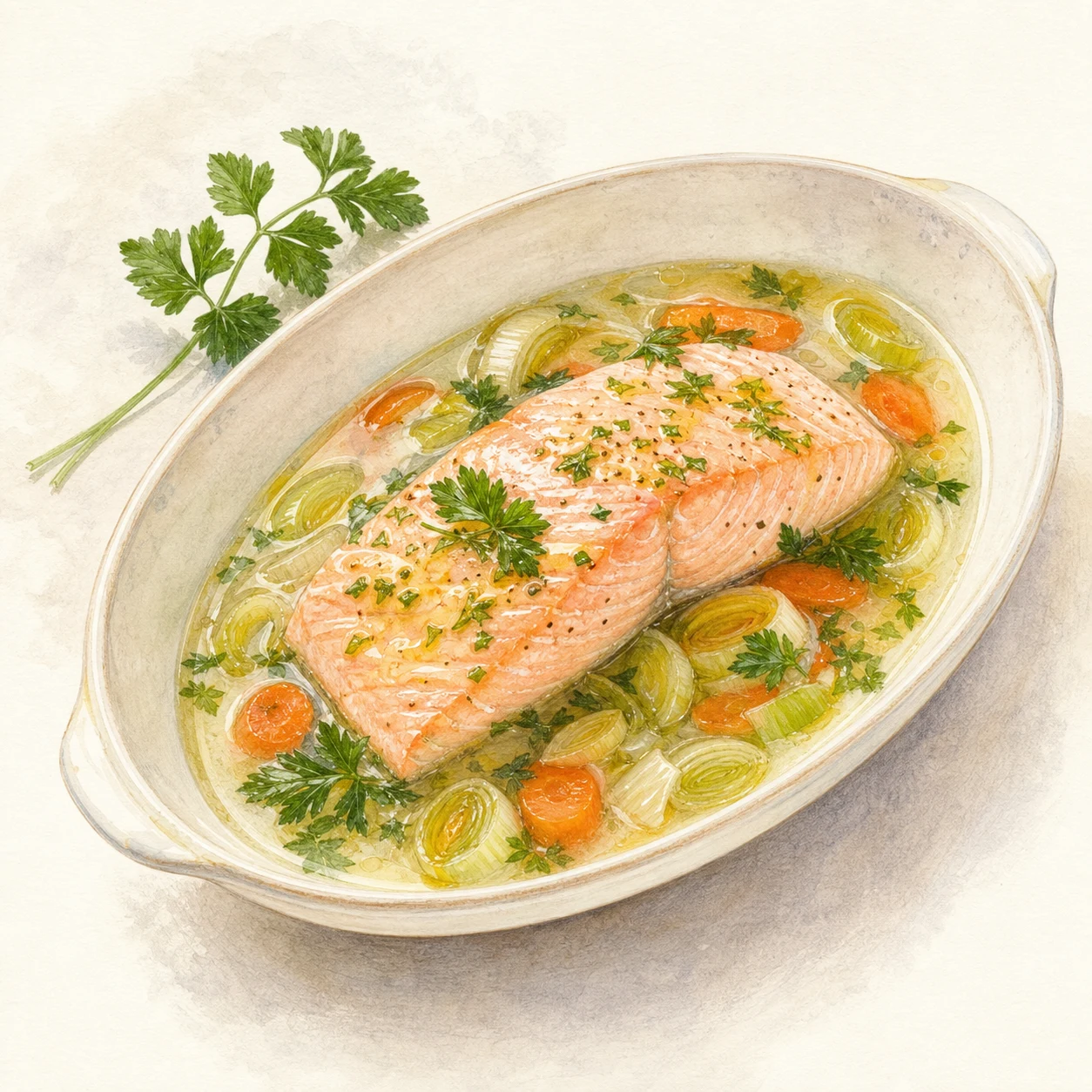 Poached Salmon