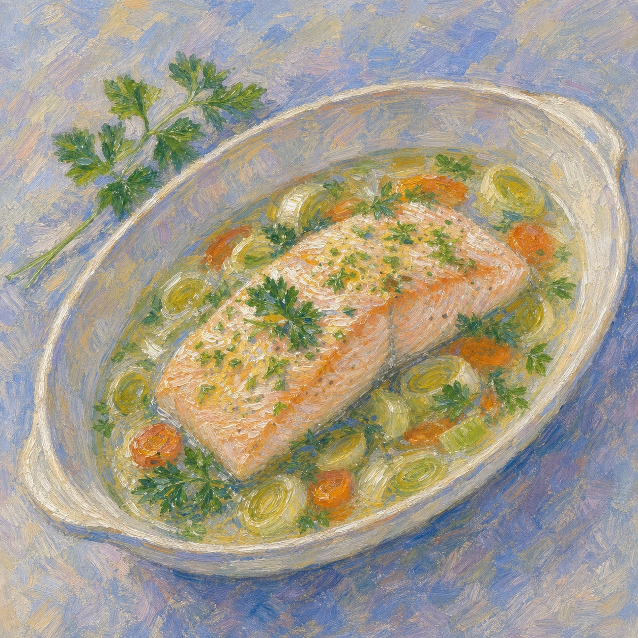 Poached Salmon