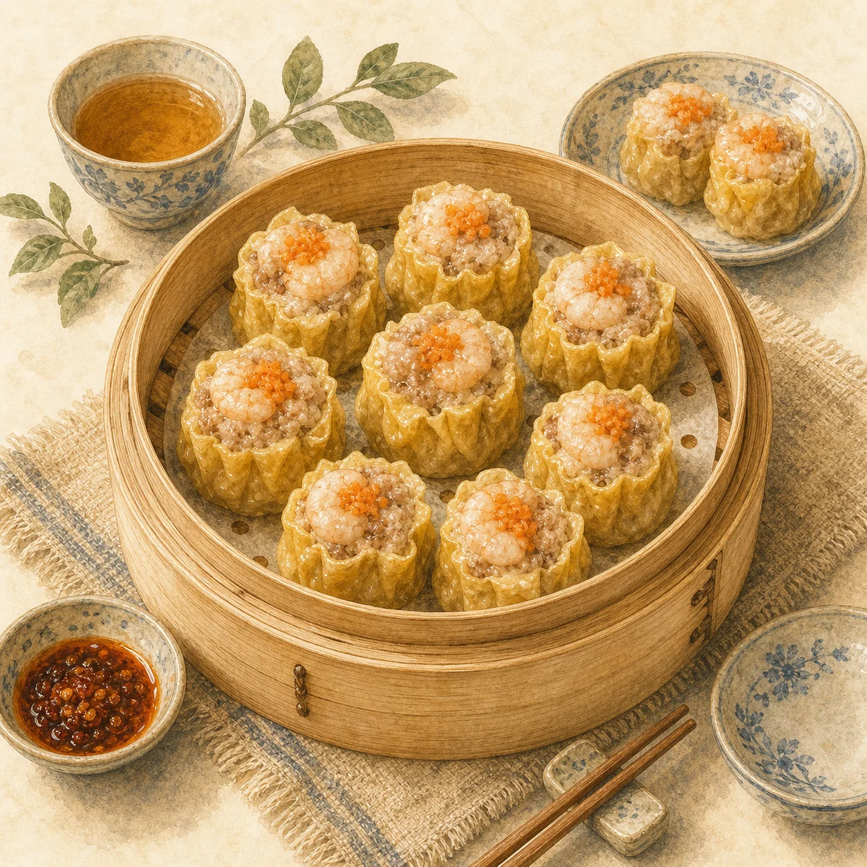 Pork and Shrimp Siu Mai