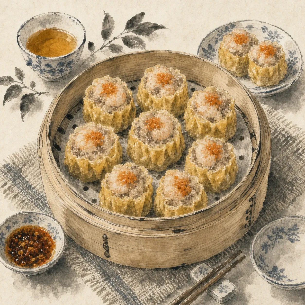 Pork and Shrimp Siu Mai