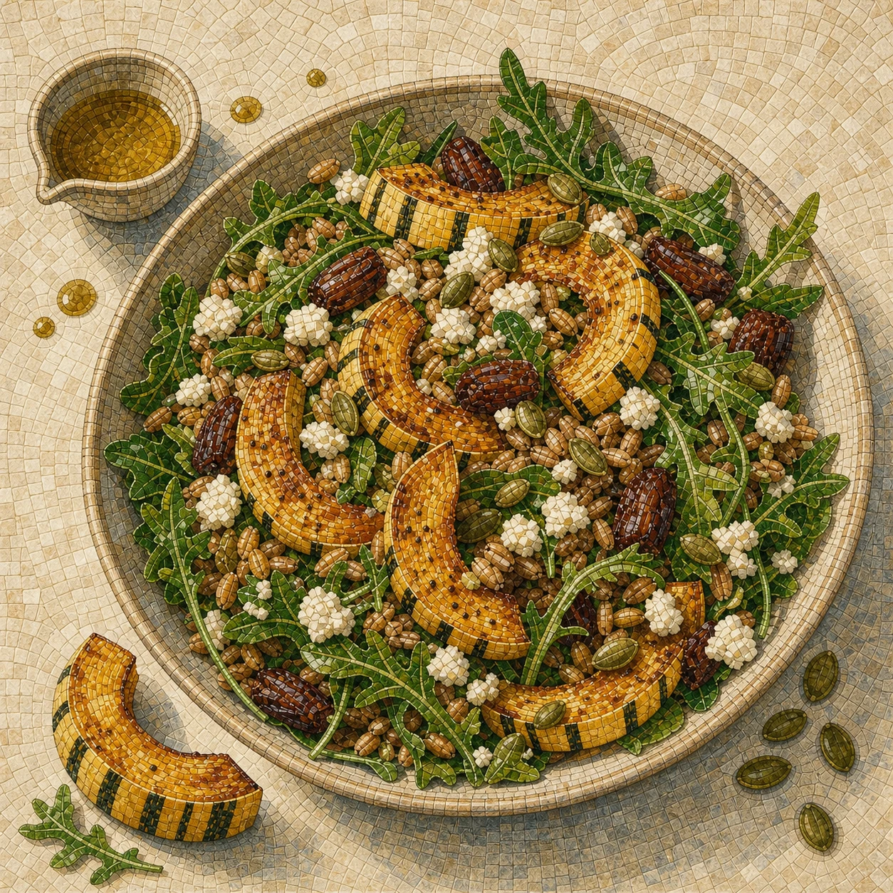Roasted Squash & Farro Salad