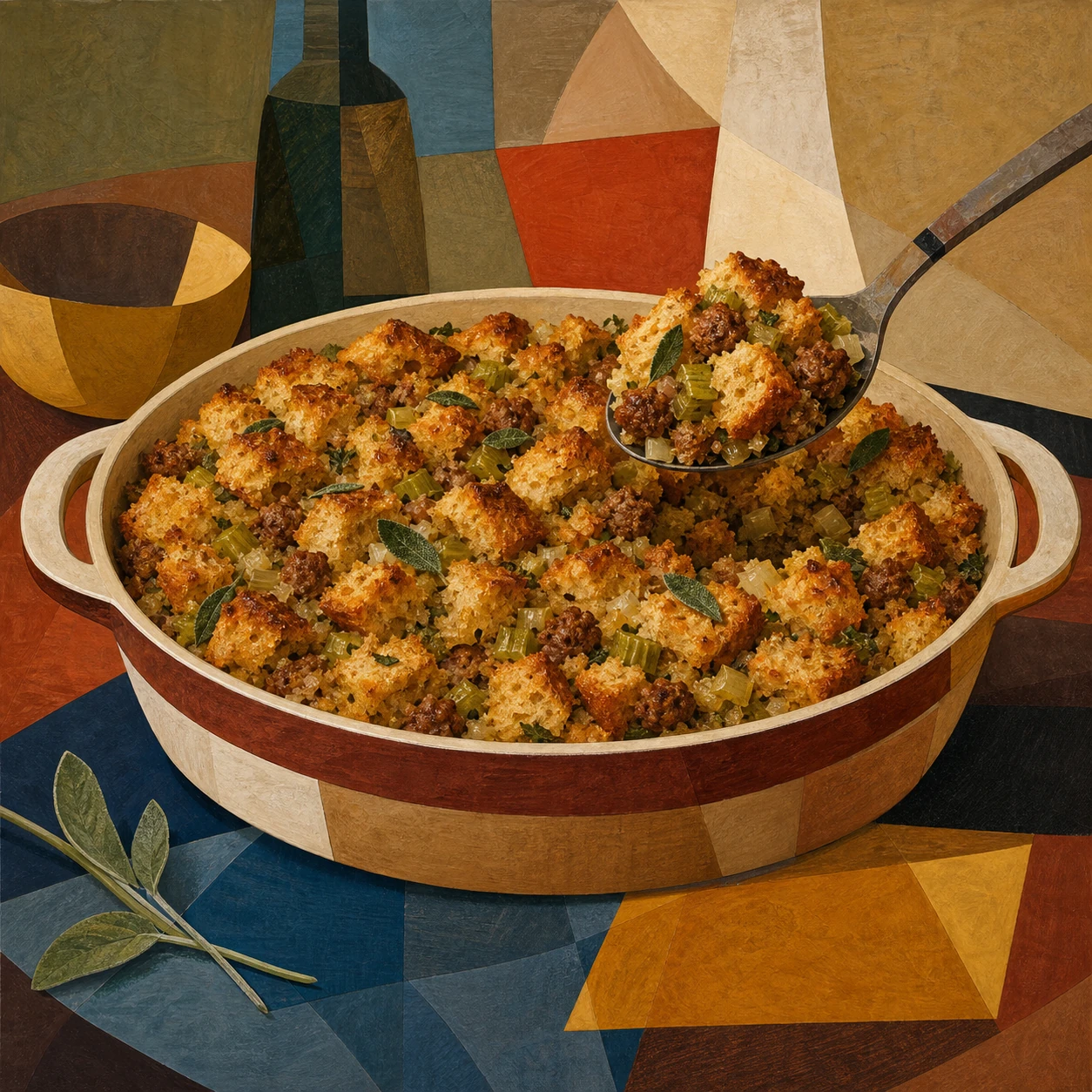 Sage Sausage Stuffing