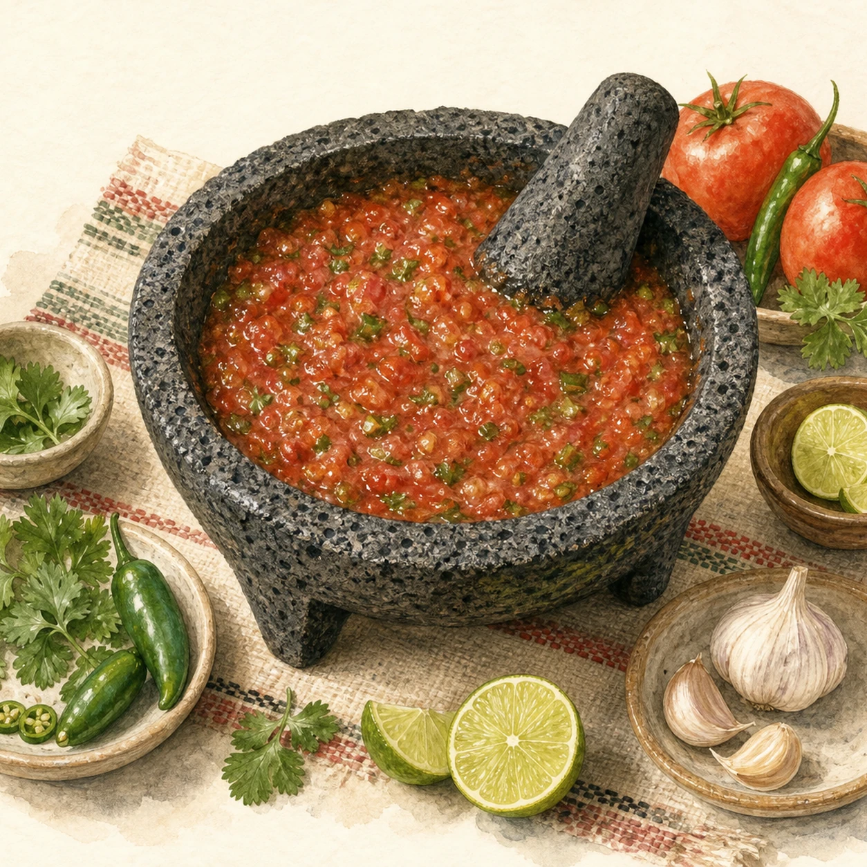 Salsa Roja Cruda