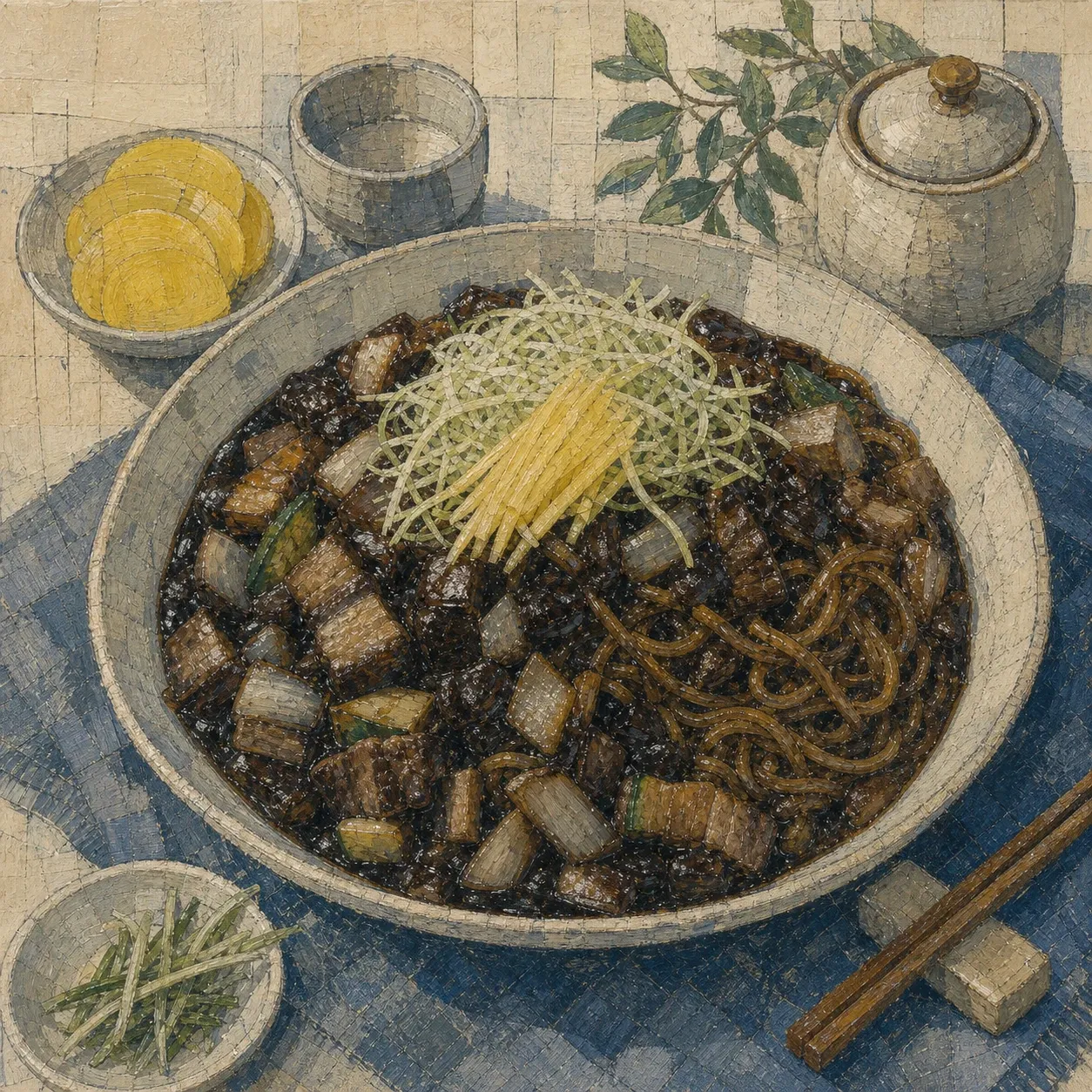 Jjajangmyeon al estilo de Seúl