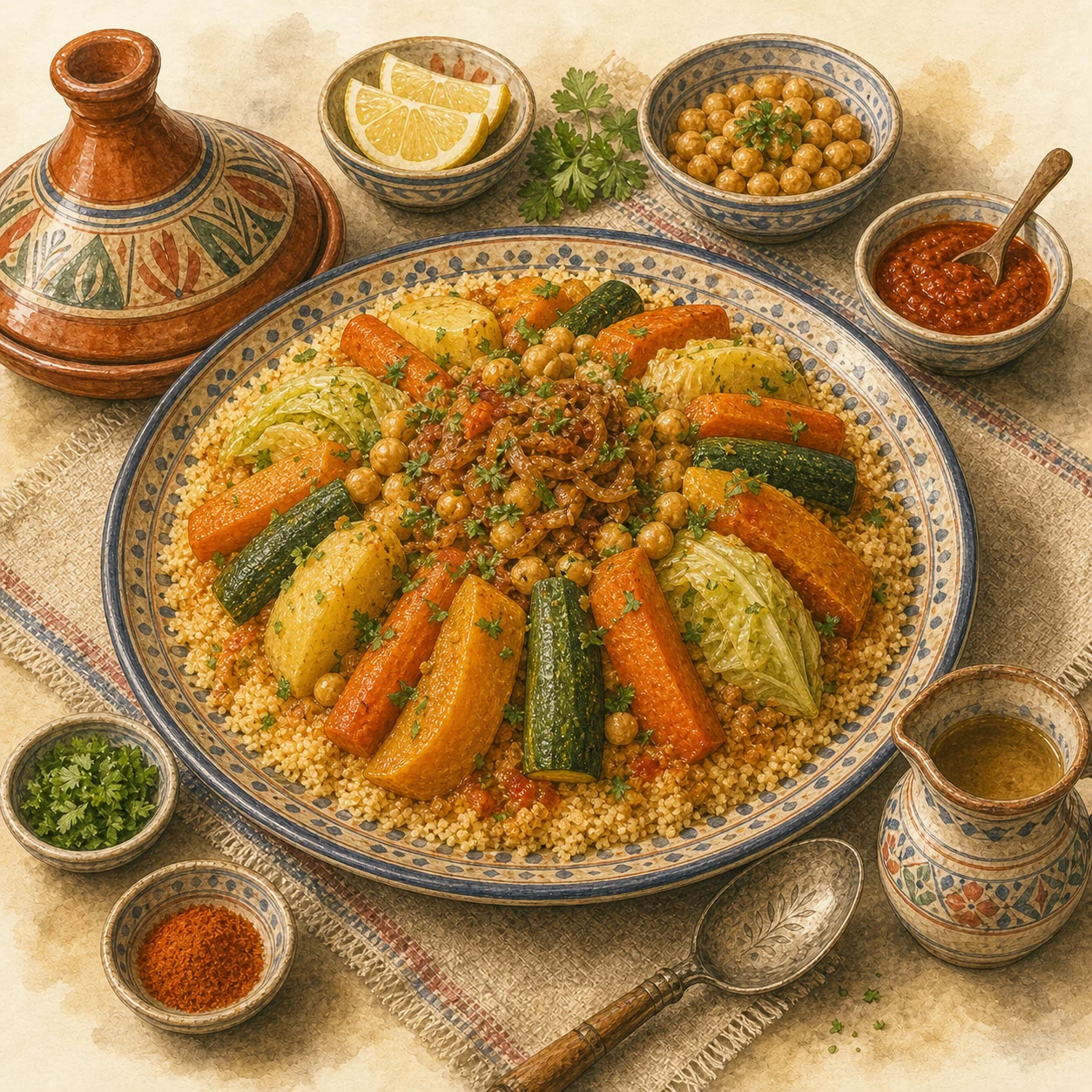Seven-Vegetable Couscous