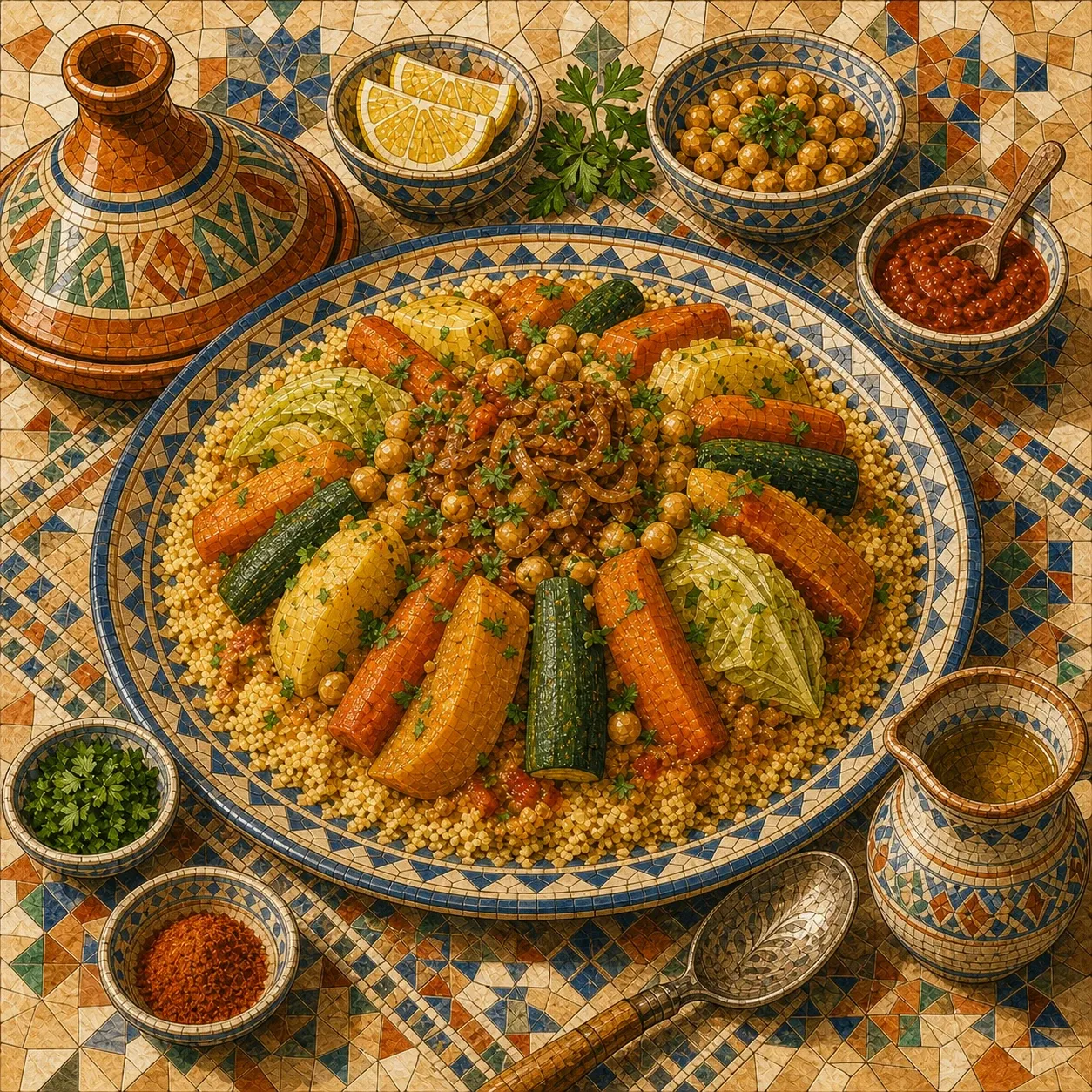 Seven-Vegetable Couscous