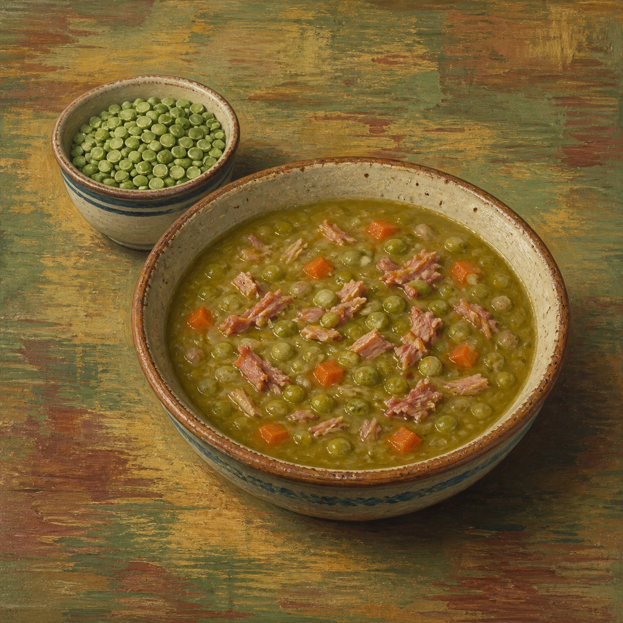 Smoky Green Split Pea Soup