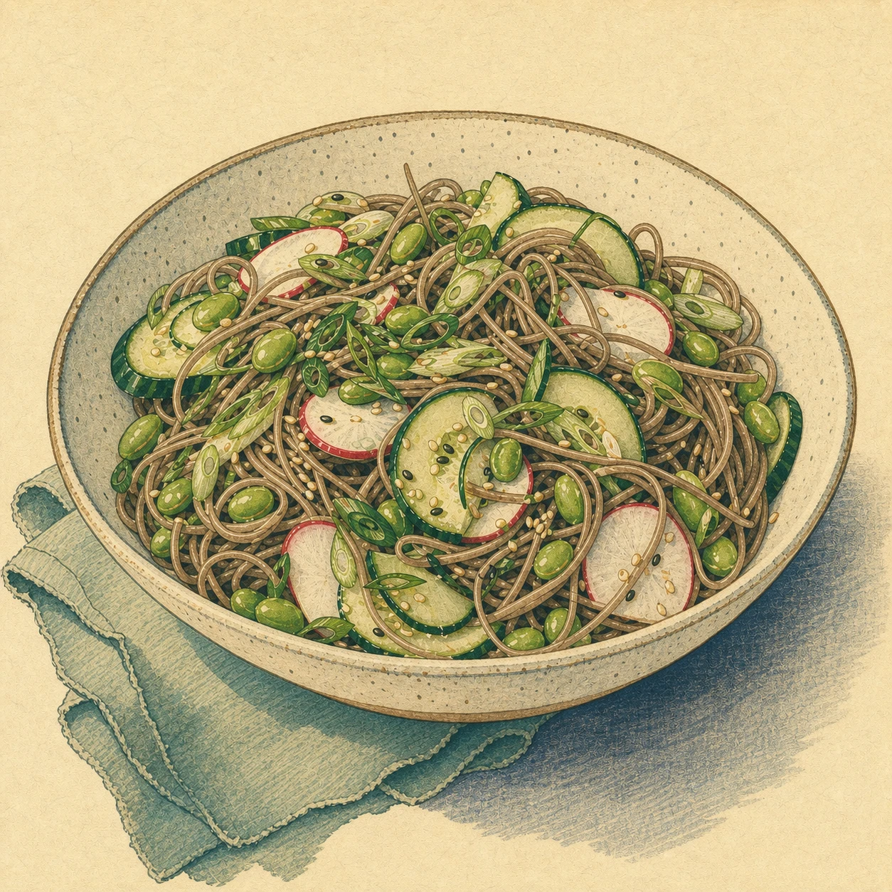 Soba Noodle Salad