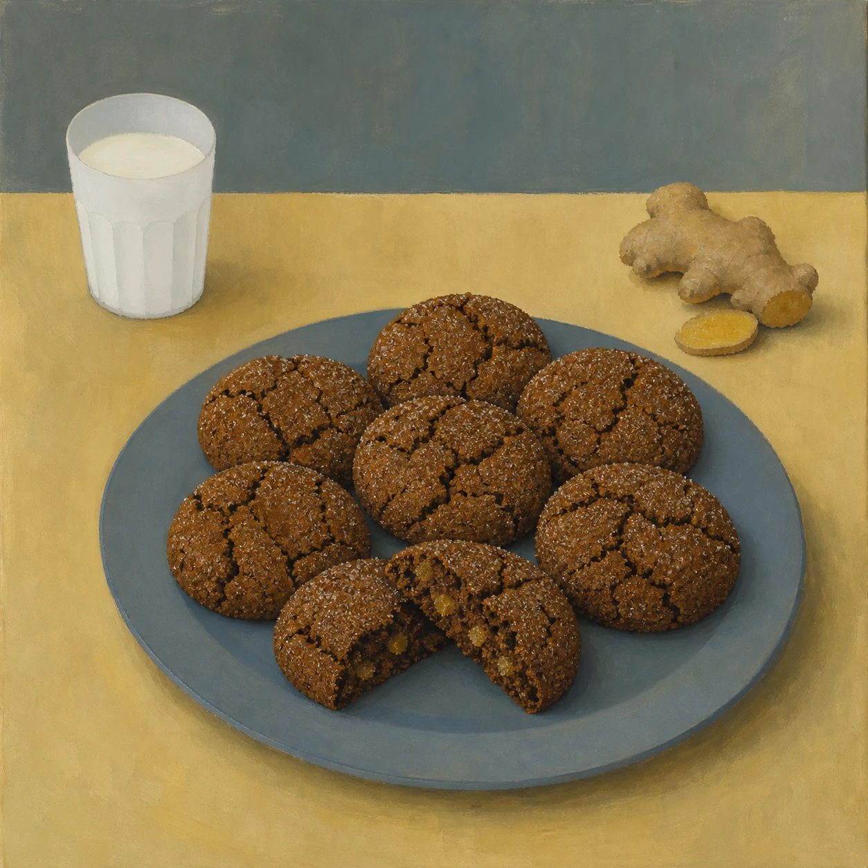 Soft Molasses-Ginger Cookies