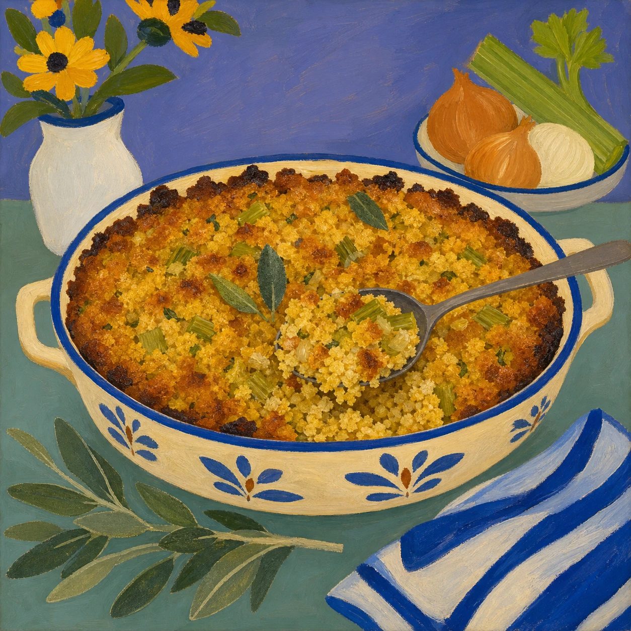 Southern Cornbread Dressing