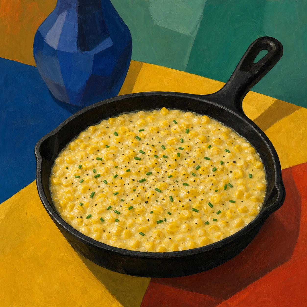 Southern Skillet Creamed Corn