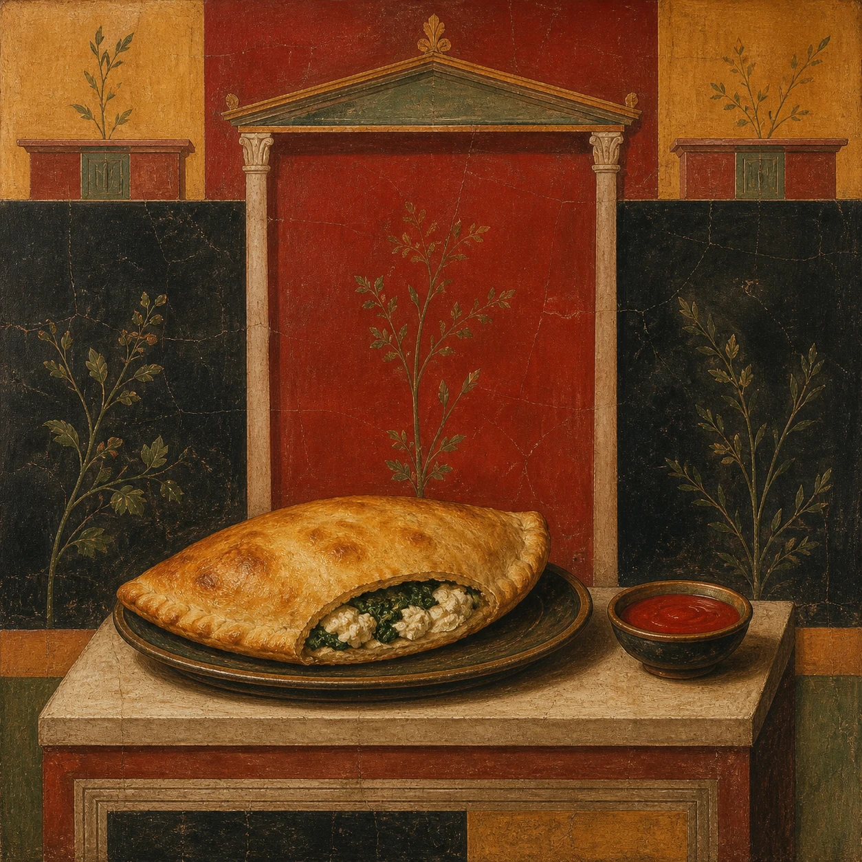 Spinach-Ricotta Calzone