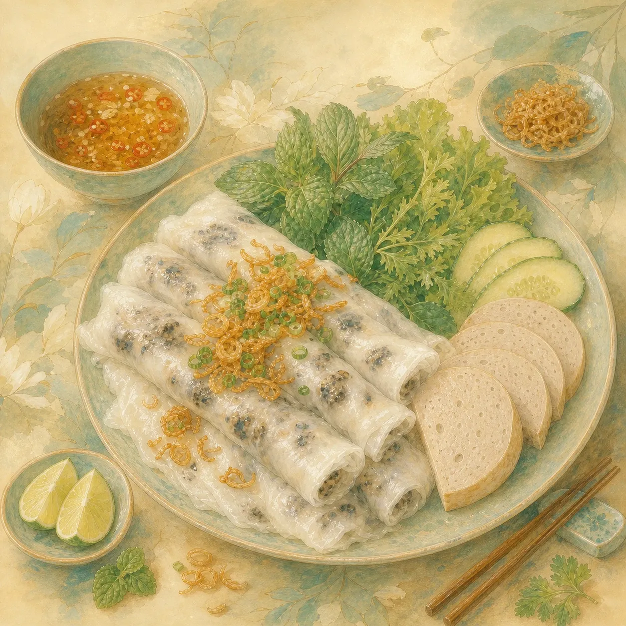 Steamed Rice Rolls