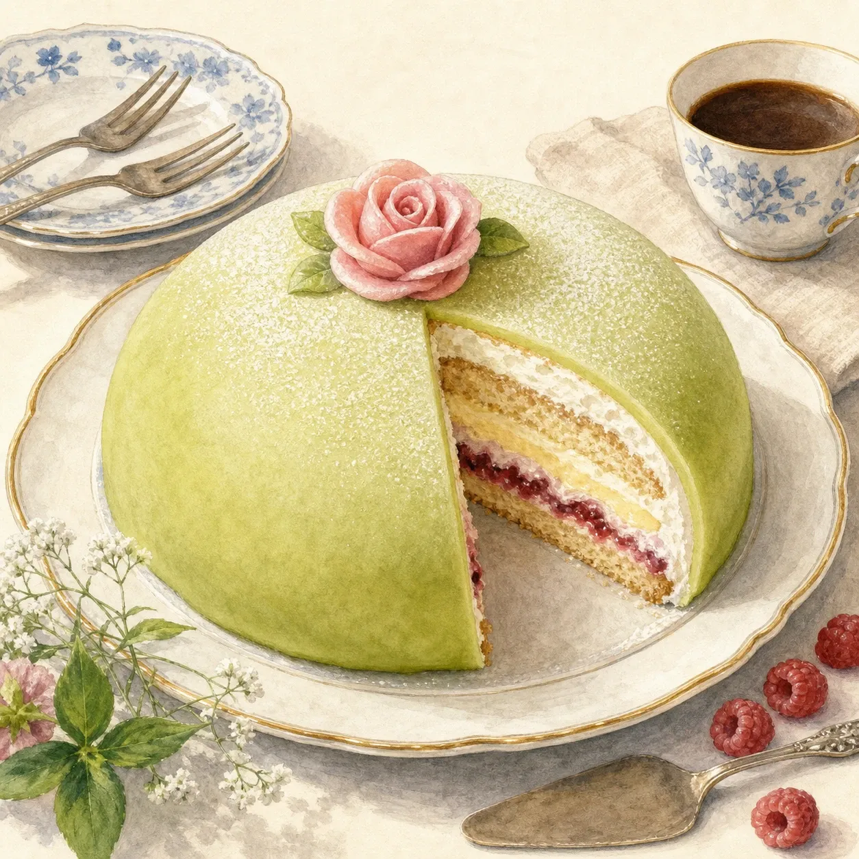 Swedish Princess Cake