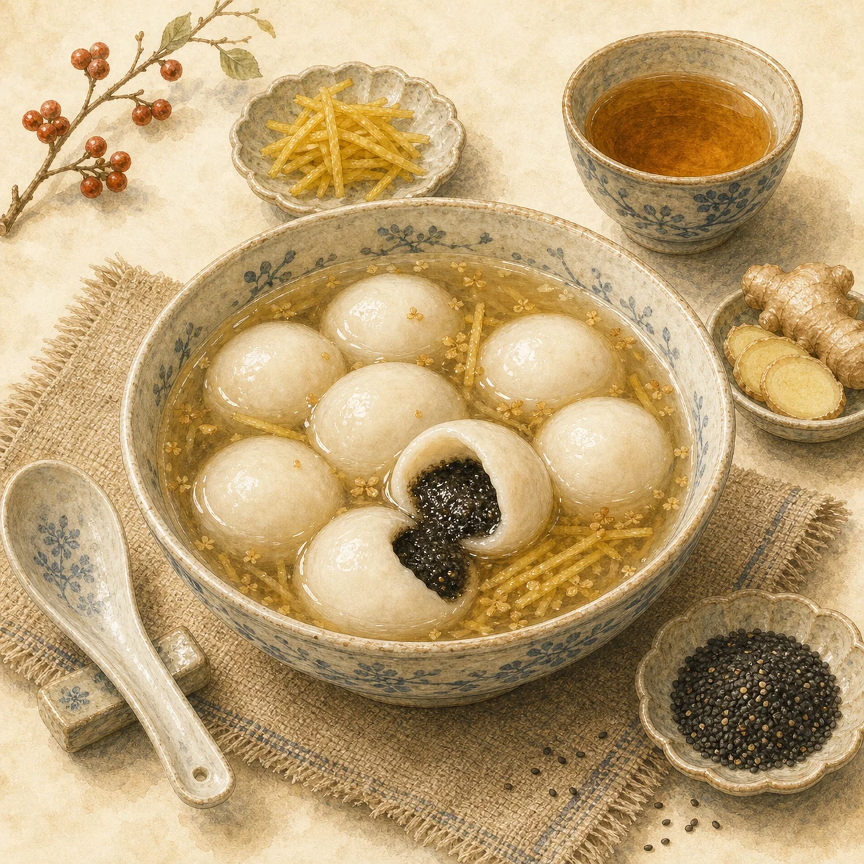 Sweet Rice Balls