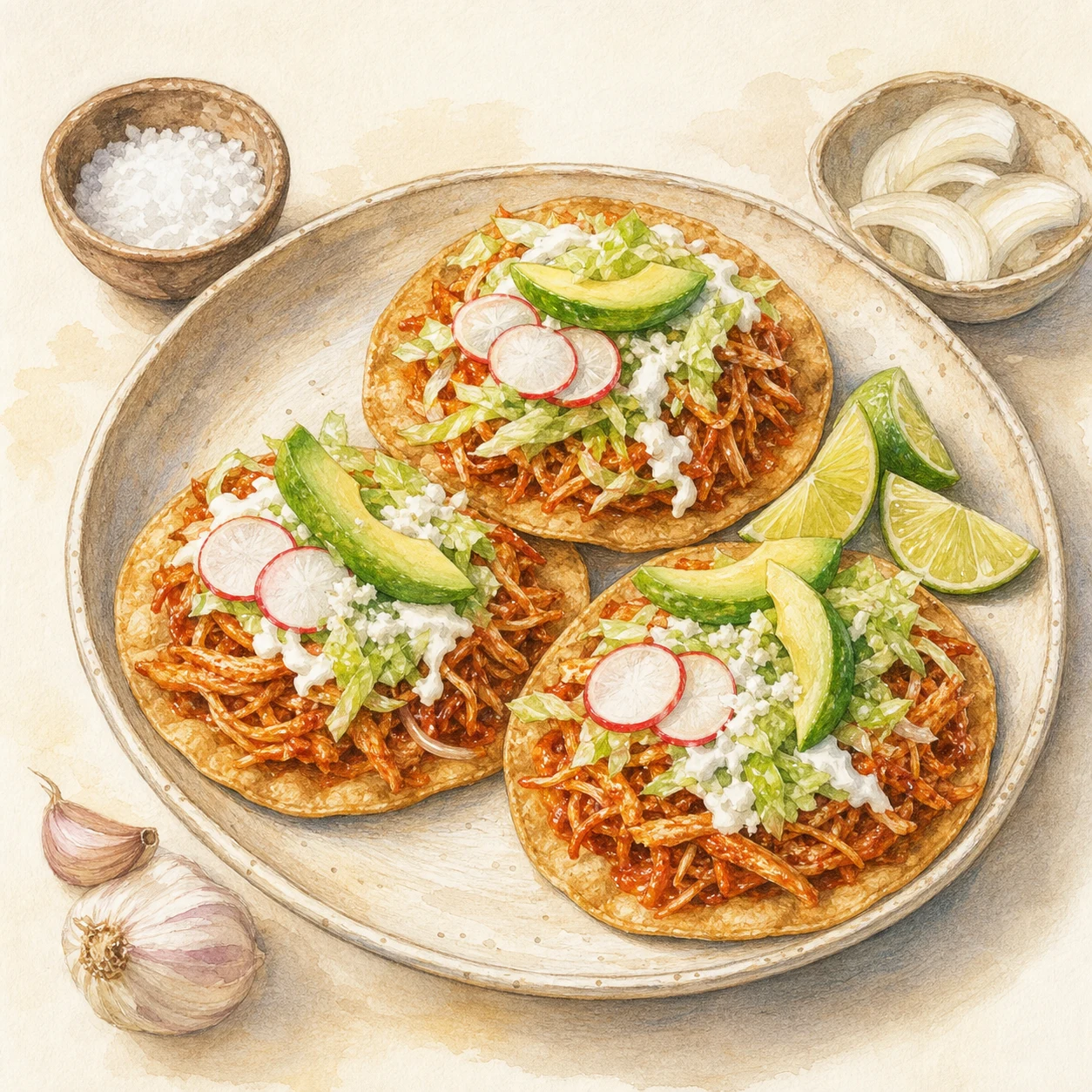 Tinga Tostadas