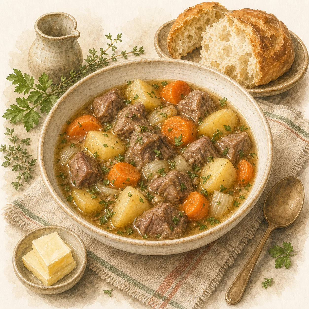 Traditional Irish Lamb Stew