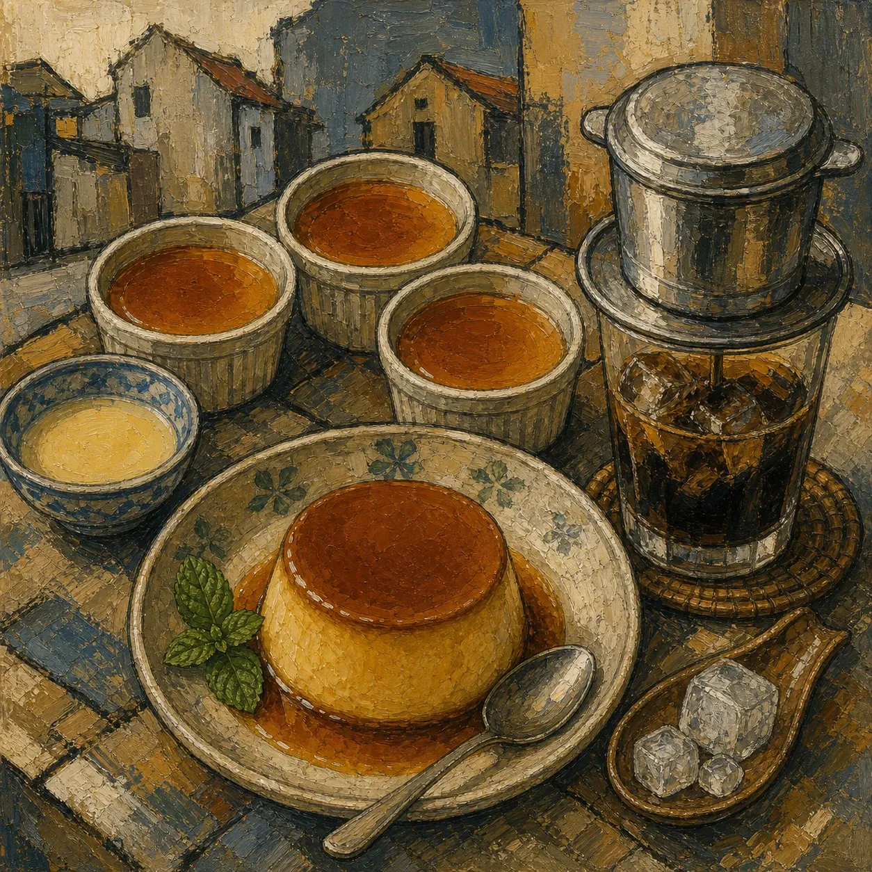 Crème caramel vietnamita